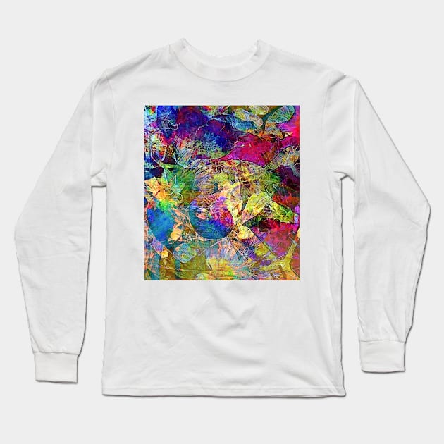 War of Flowers Long Sleeve T-Shirt by Marsal